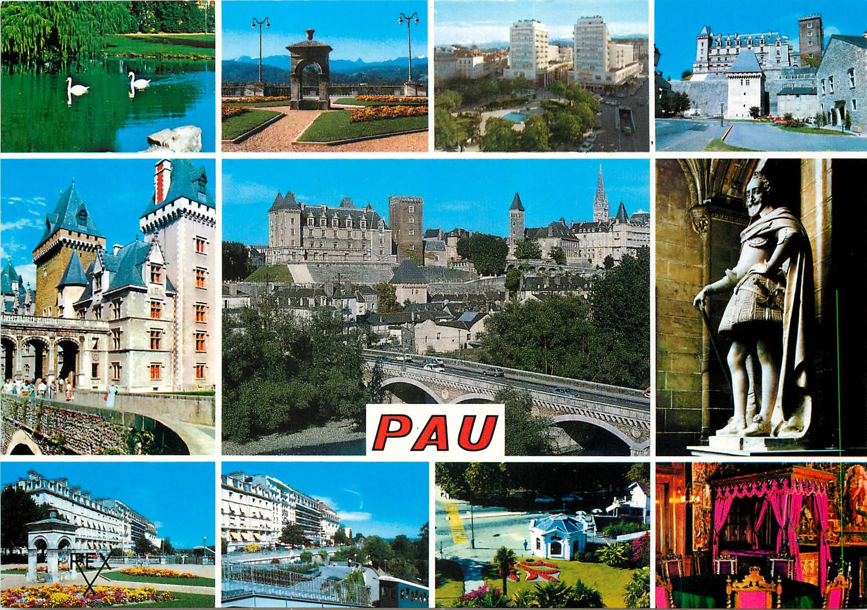 Pau — Ville Royale, Ville Fleurie — Éditions REX, n°391