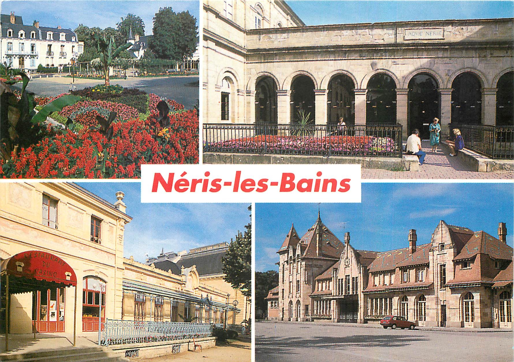 CPM Bourbonnais Neris les Bains station thermale Allier 