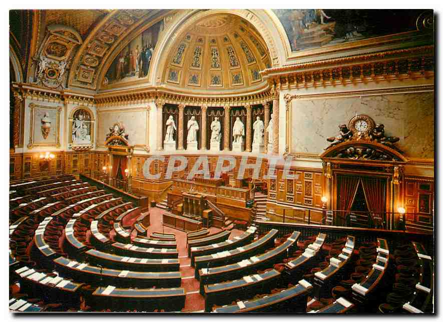 CPM Palais du Luxembourg Salle des Seances 