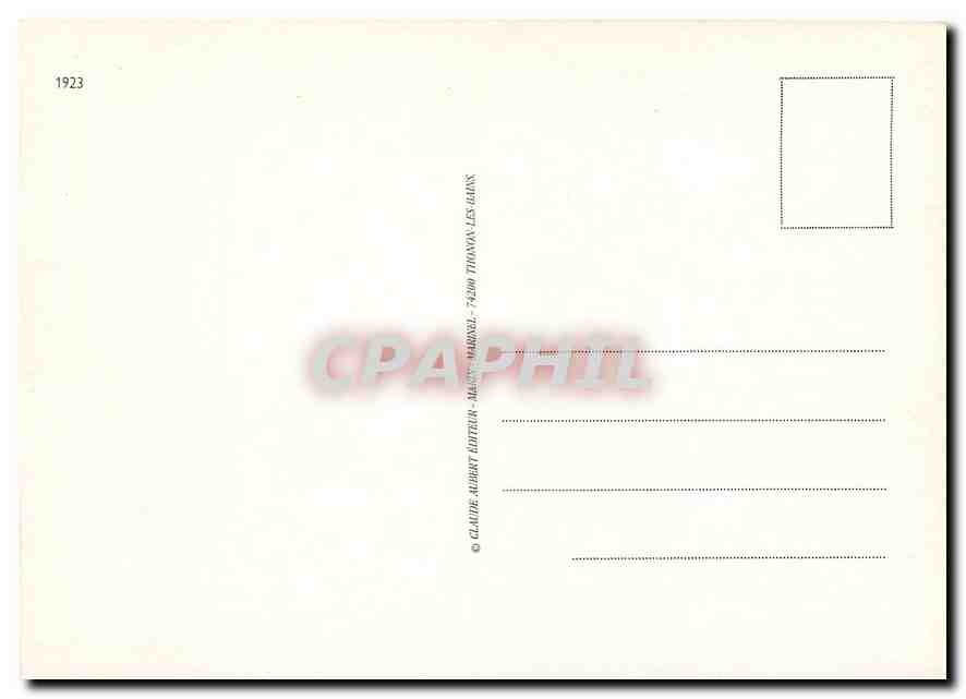 CPM 1923 La Limitation de vitesse en agglomeration est portee de 15 a 30 km/h  — Verso