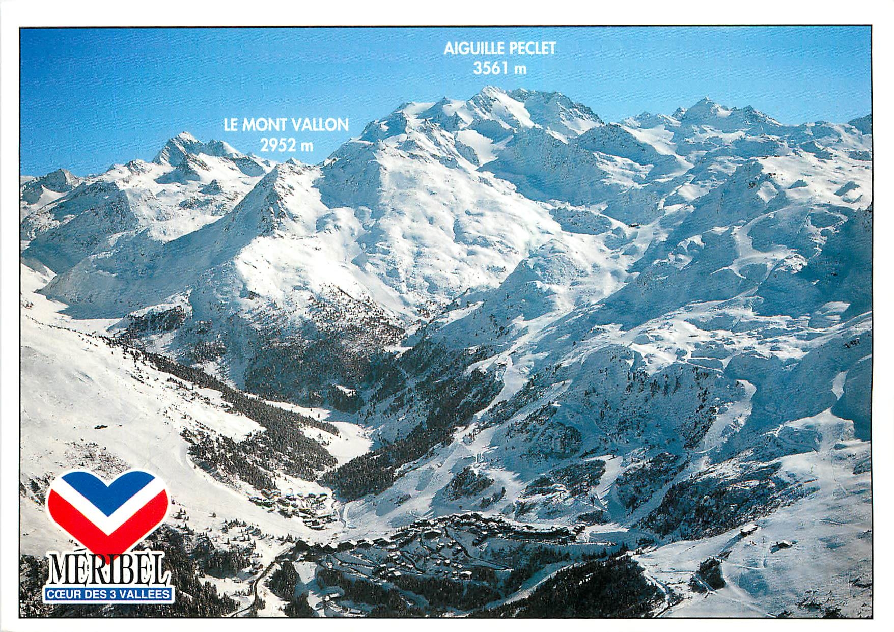 CPM Meribel Mottaret Panorama sur le domaine skiable 