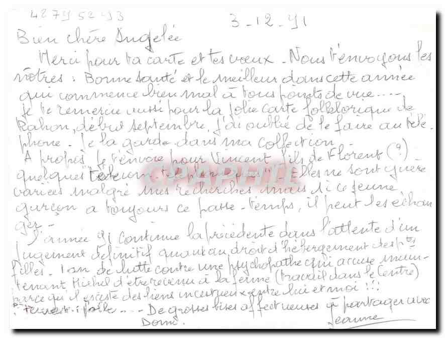 CPM Connaitre un nom une maison et pouvoir se dire  — Verso