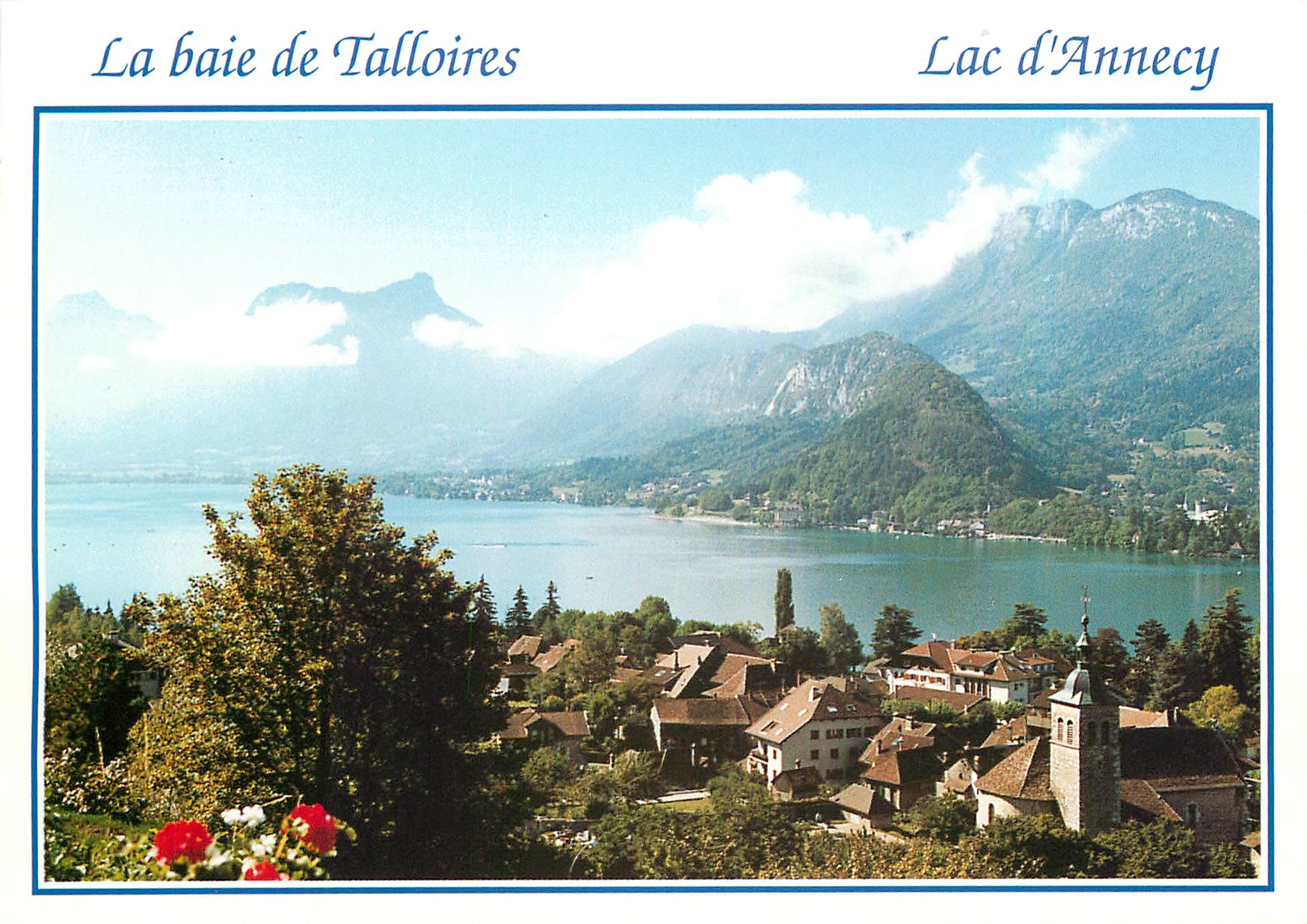 CPM Lac d'Annecy Haute Savoie France Le Village de Talloires 