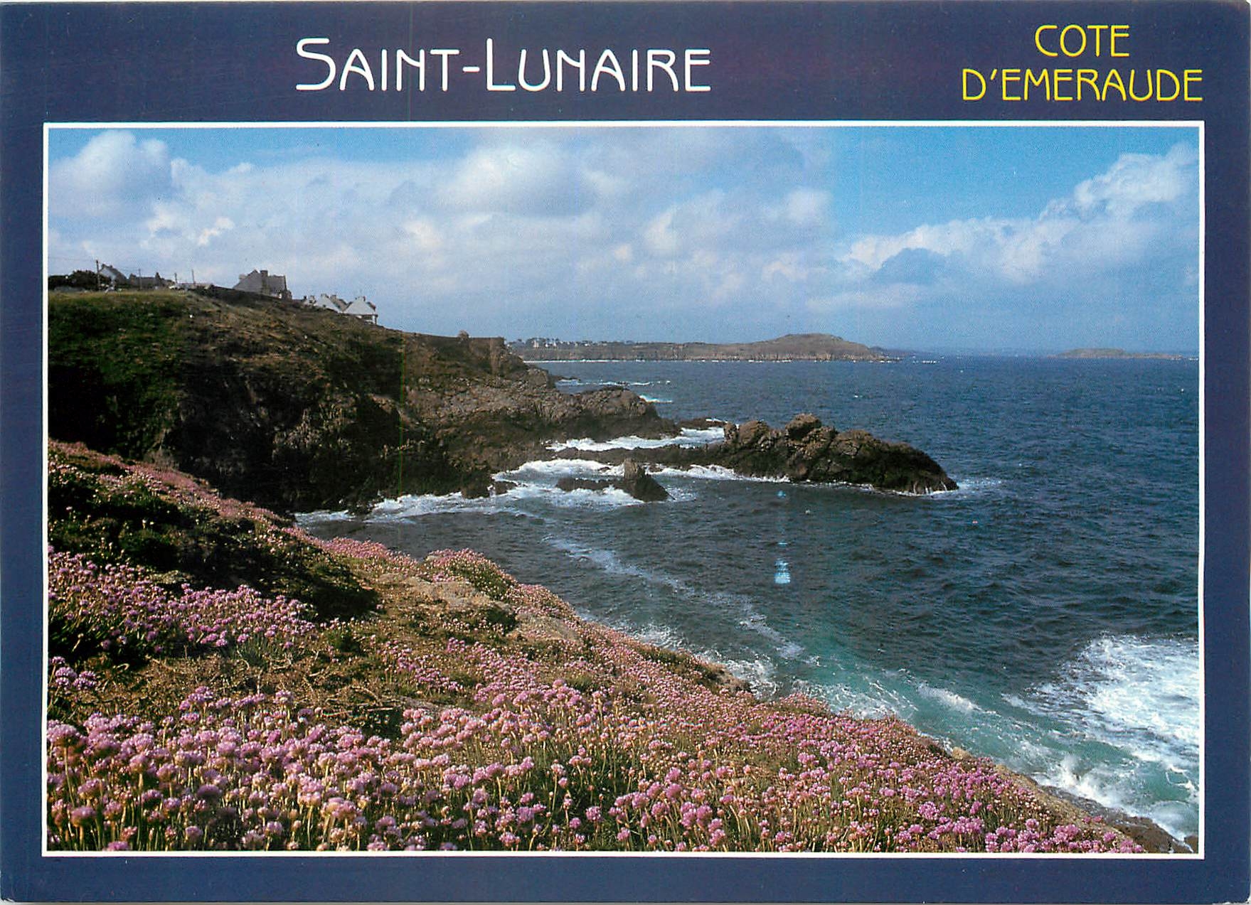 CPM La Cote d'Emeraude Saint Lunaire Ille et Vilaine La cote sauvage 