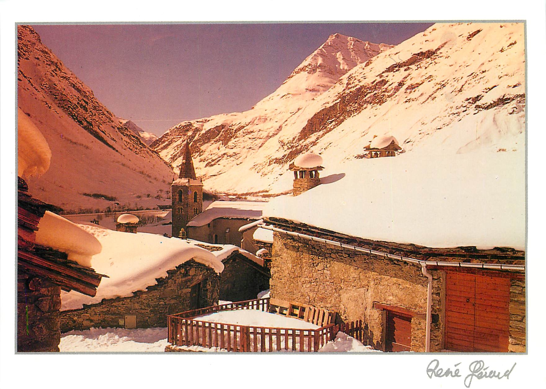 CPM Le Village sous la neige 