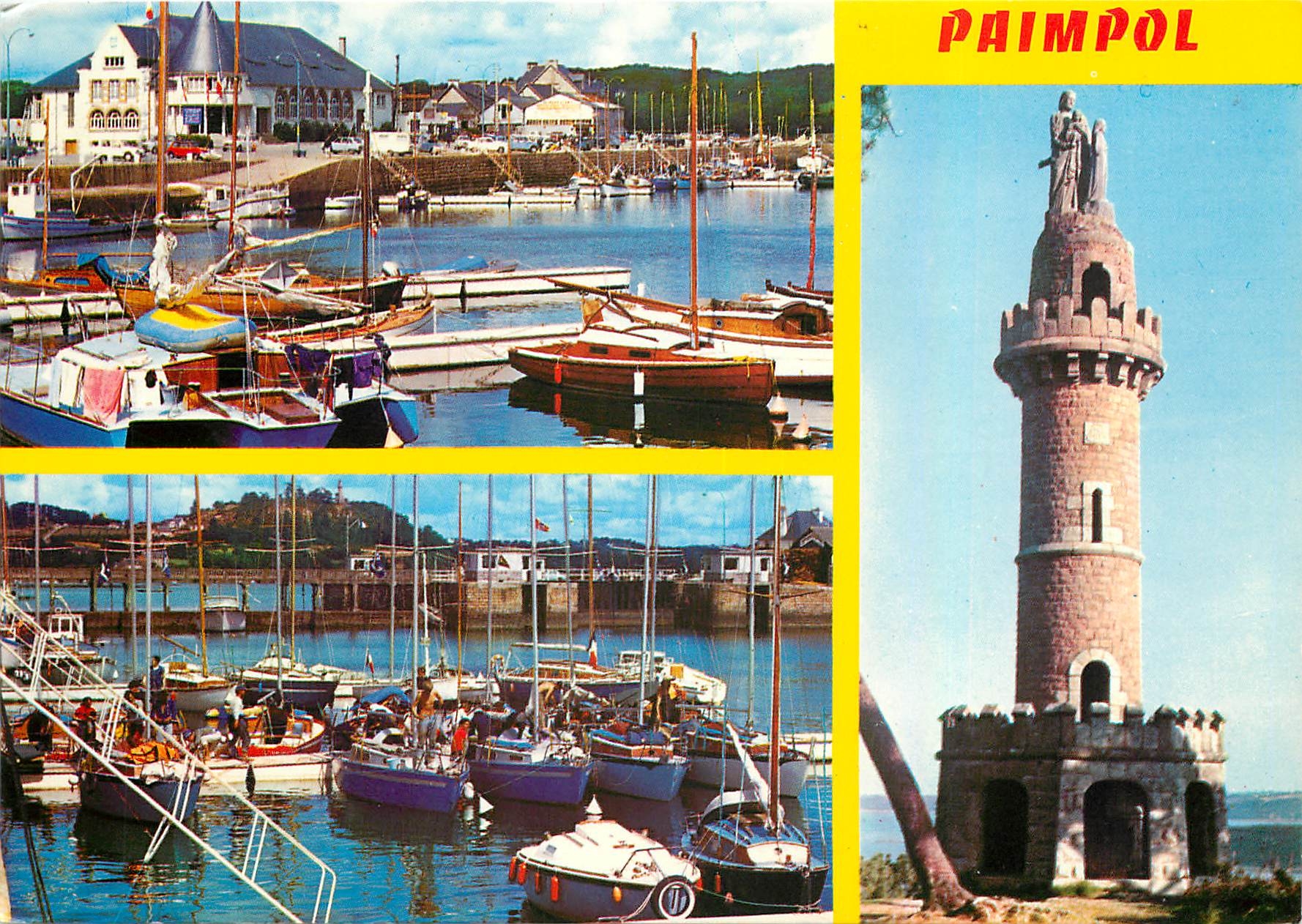 CPM Paimpol Le Bassin a Flats et la tour de Kerroch 