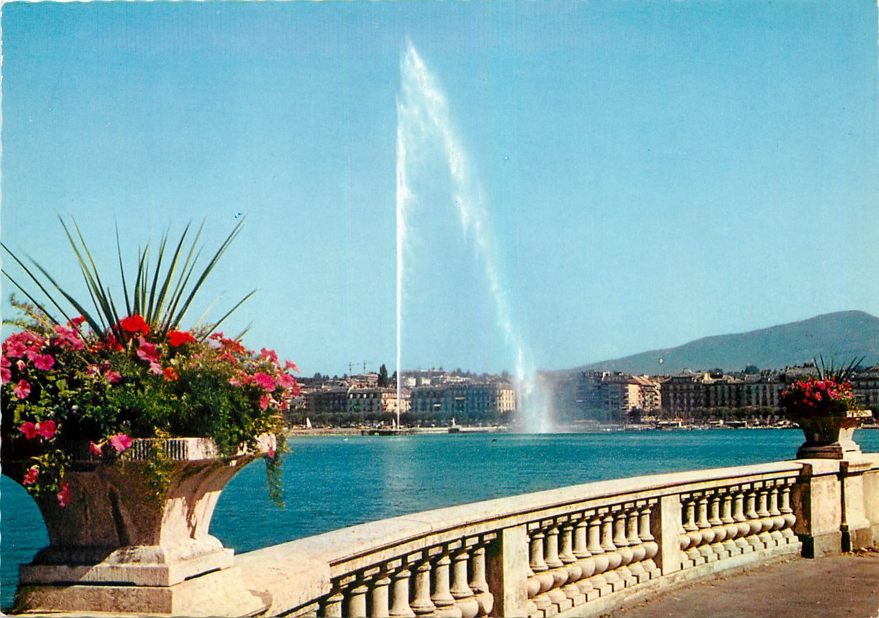 CPM Geneve Le Jet d'Eau 