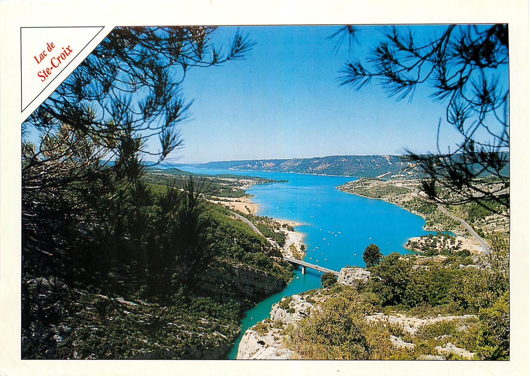 Lac de Ste-Croix — vue panoramique — Editions PHOTOGUY n° EH 58