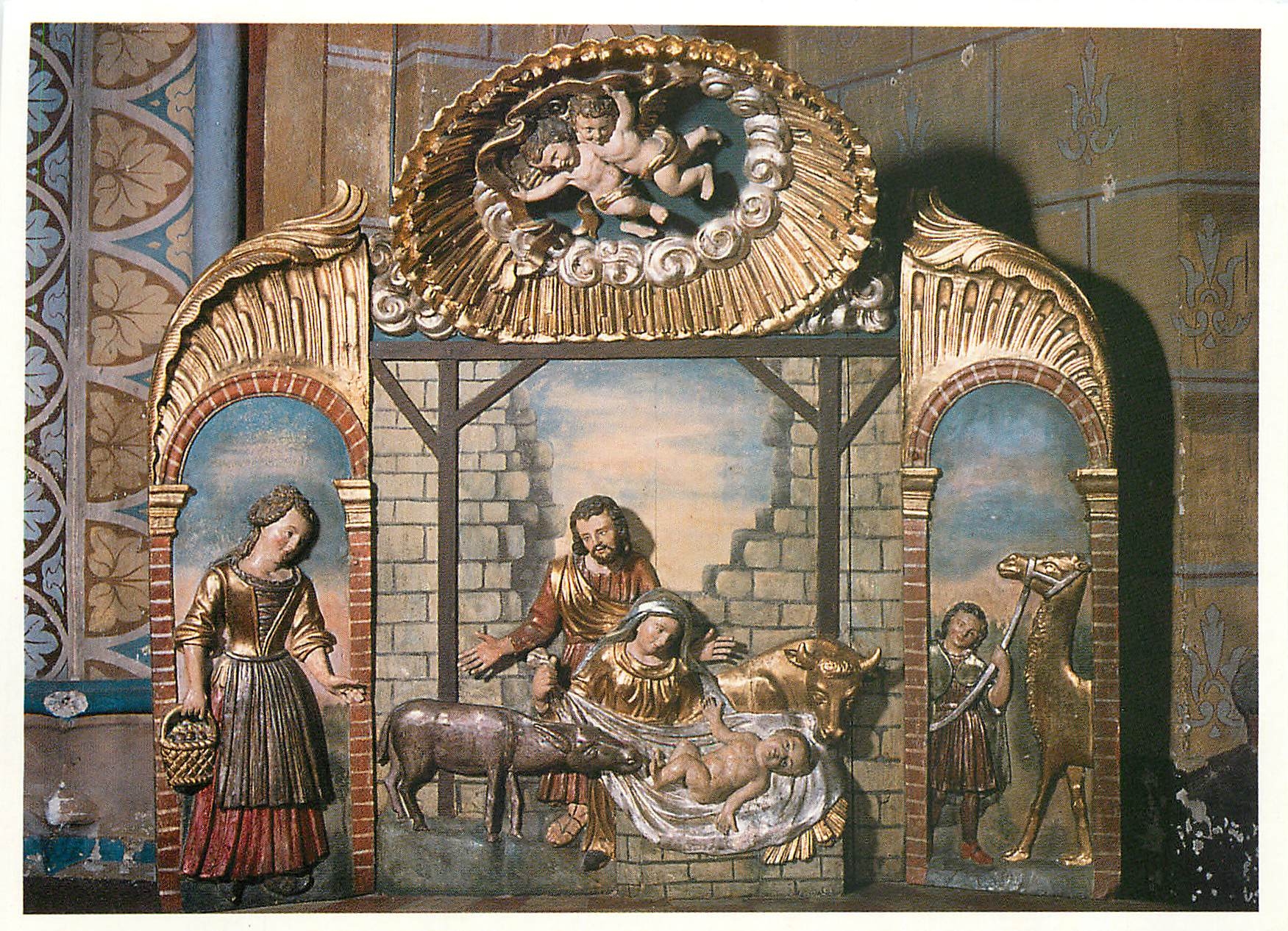 CPM Cathedrale Sainte marie d'Oloron Creche 
