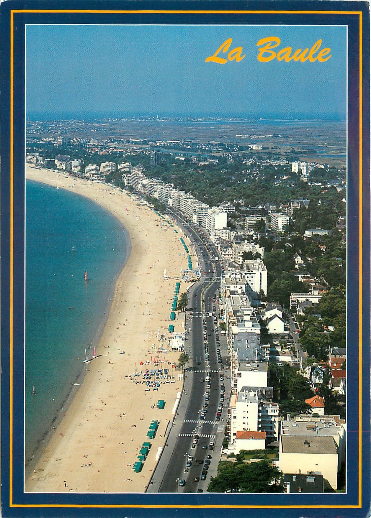 CPM La Baule Loire Atlantique La Plus belle plage d'Europe 