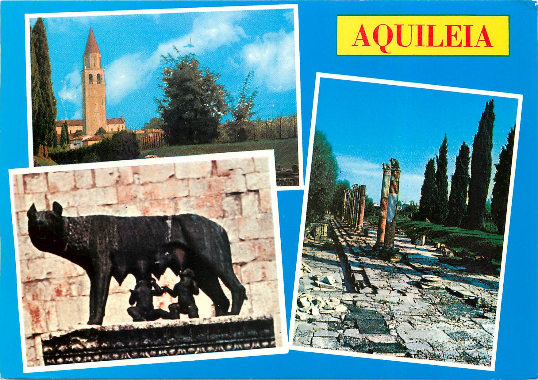 CPM Aquileia Basilica di Popo Foro Romano La Lupa Capitolina 