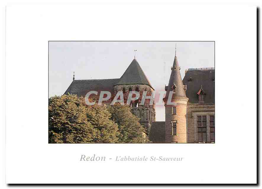 CPM Redon L'abbatiale St Sauveur 