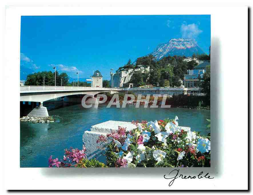 Grenoble — Le pont de la porte de France — Éditeur Engadin Press AG
