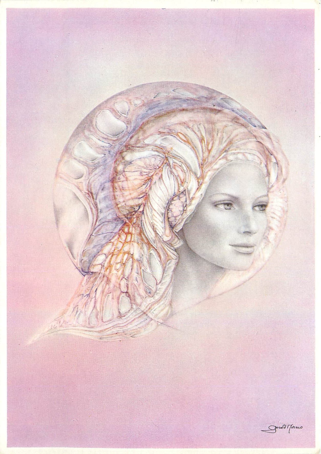 CPM Reproduction d'une oeuvre de Gerald Moreno 