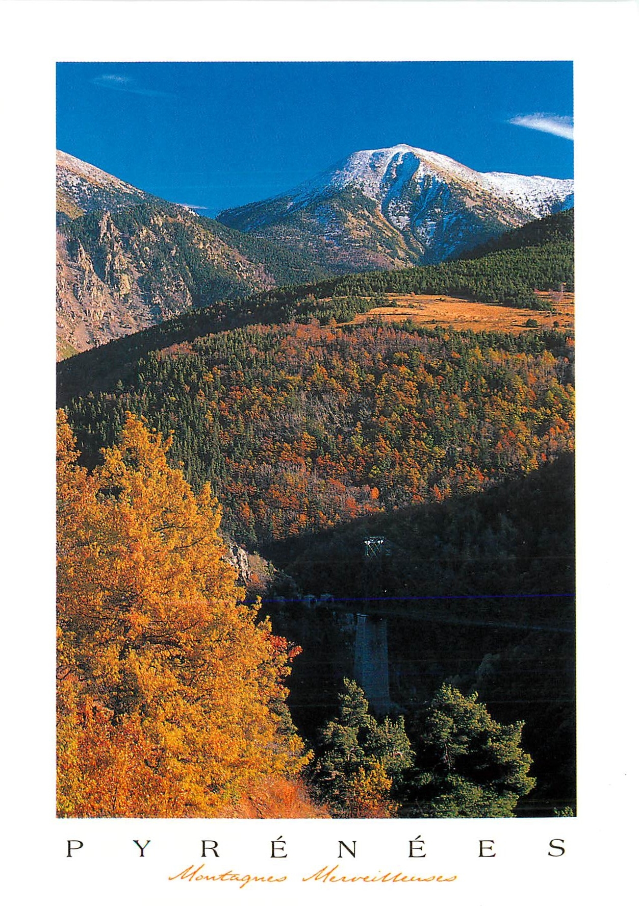 CPM Pyrenees Montagnes Melange de couleurs et de neige en Cerdagne 