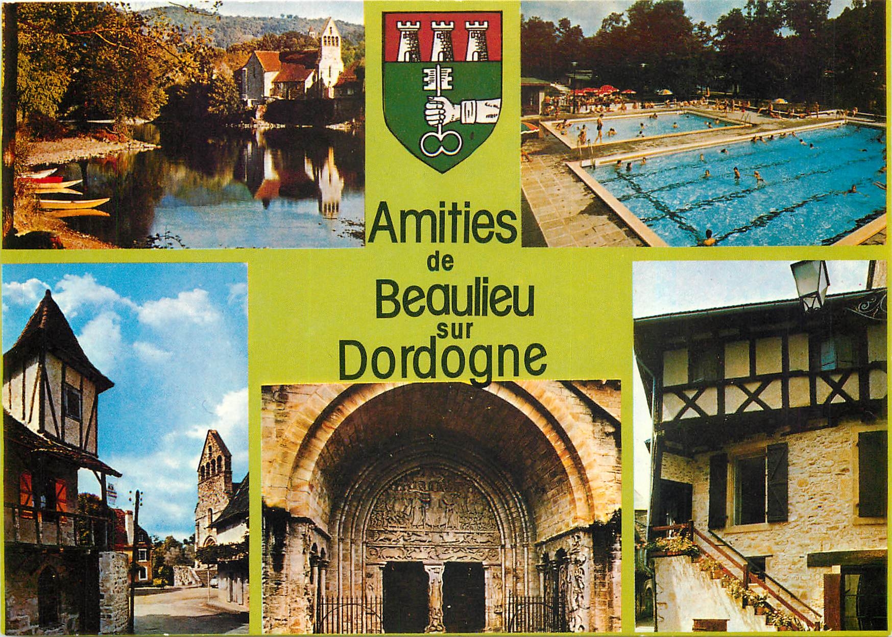 CPM Amities de Beaulieu sur Dordogne Correze 