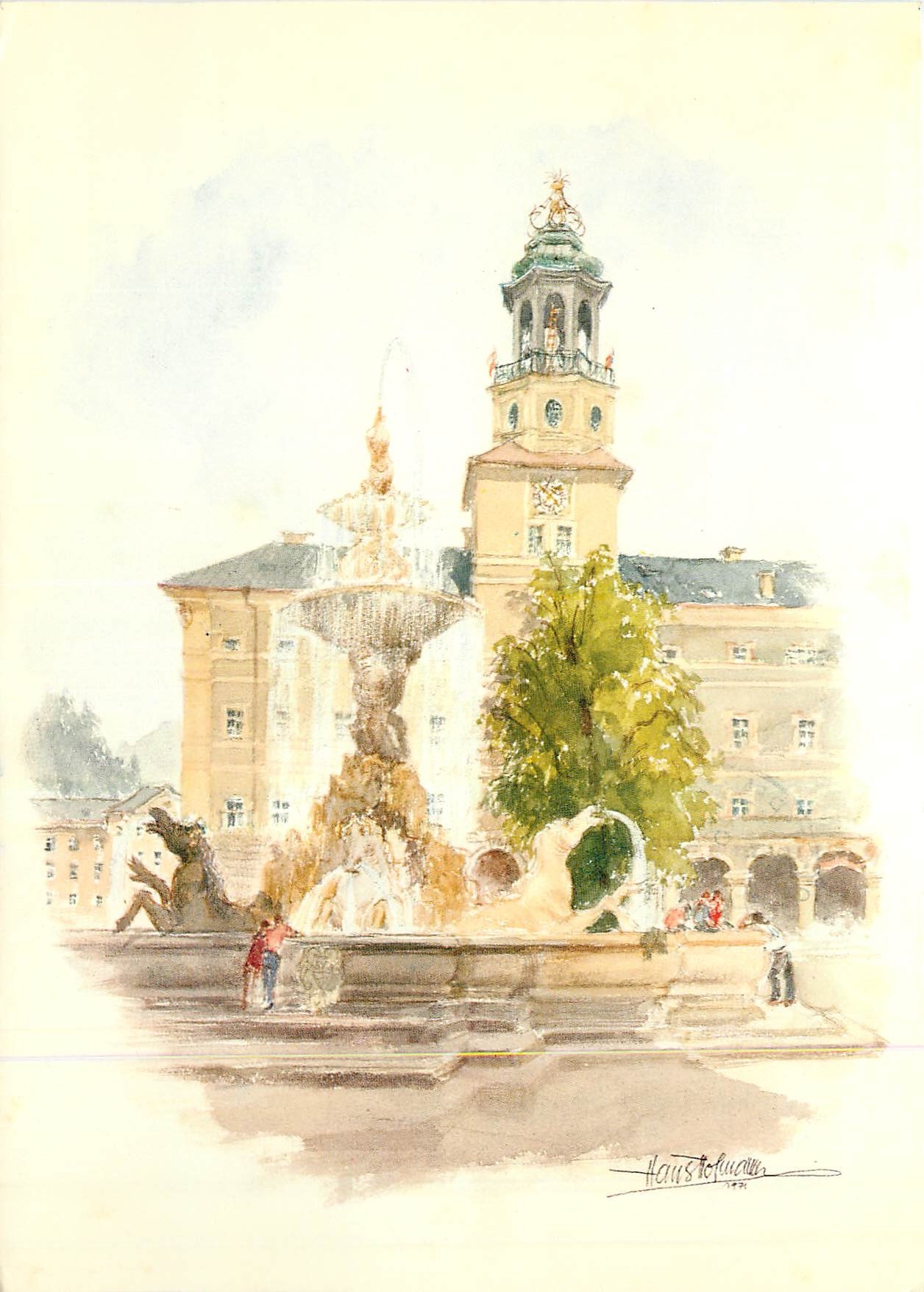CPM Salzburg Residenzbrunnen und Glockenspiel 