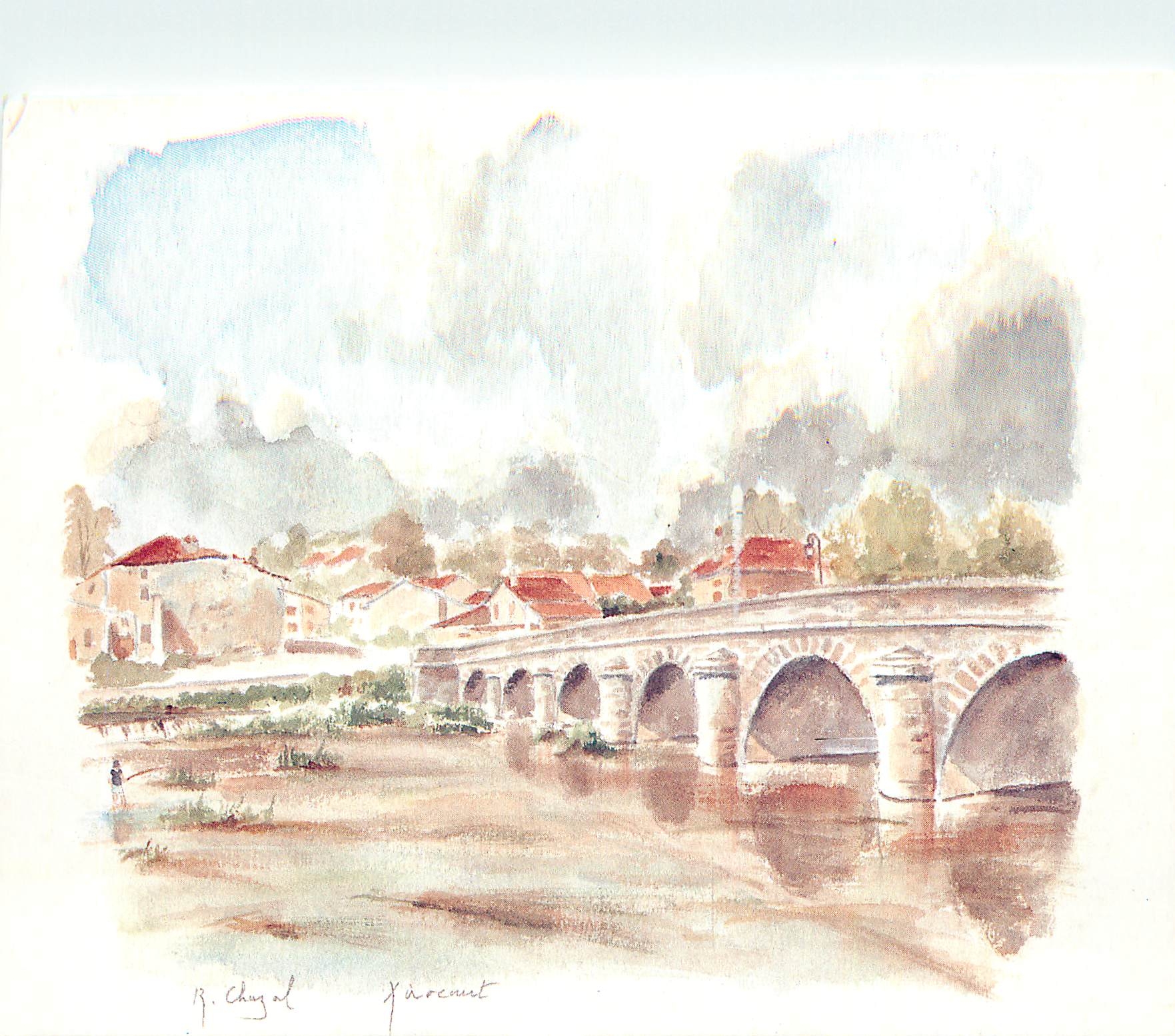 CPM Xirocourt Pont sur le Madon 