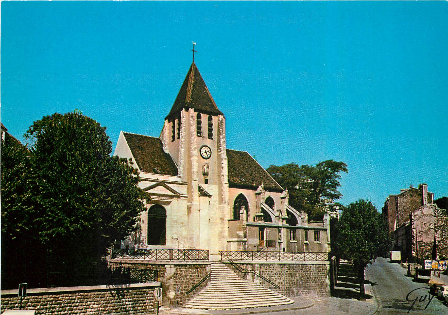 CPM Saint Germain de Charonne place Saint Blaise Paris 