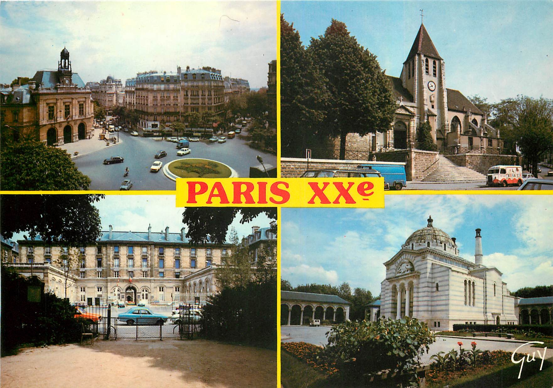 CPM Paris XXe Paris et ses Merveilles Le XXe arrondisement 