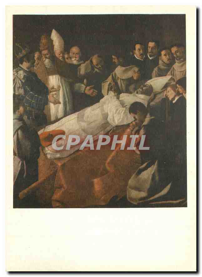 CPM Peinture Espagnole XVI XVII XVIII XIX Siecle Francisco de Zurbaran Musee du Louvre Funerailles d