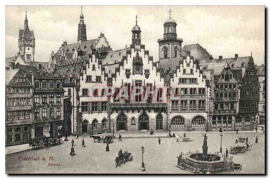 Rathaus -CPA- Roemer Frankfurt