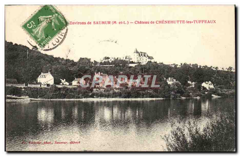 Environs de Saumur -CPA- Chateau de Chenehutte-les-Tuffeaux