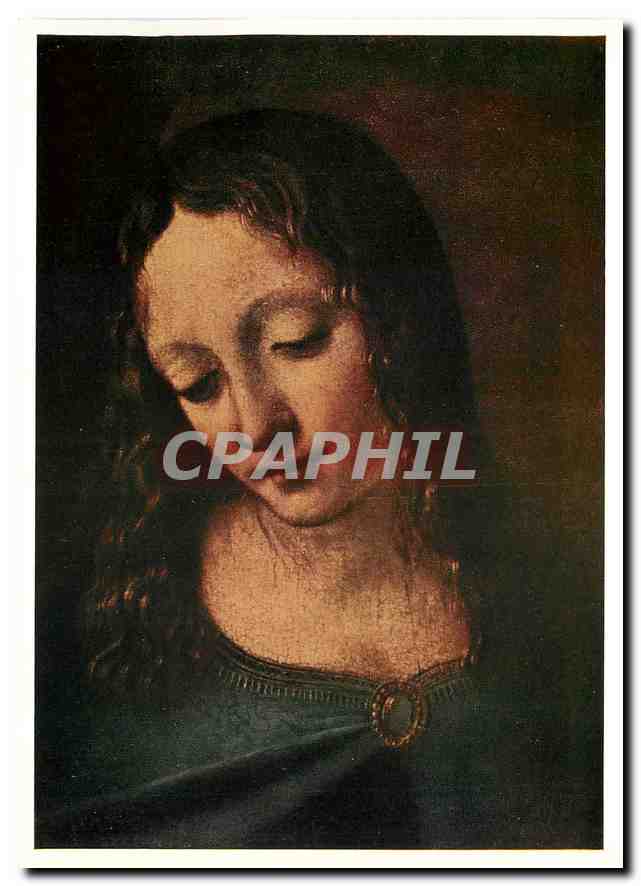 CPM Leonardo da Vinci Madonna Louvre Paris 