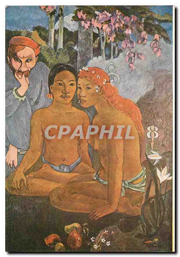 CPM Paul Gauguin Contes Barbares 1848 1908 