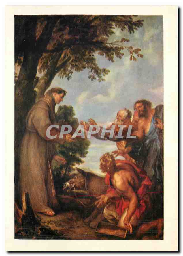 CPM Les Chefs d'Ceuvre du Musee du Toulouse Antoine Van Dyck 1599 1643 Le miracle de la mule