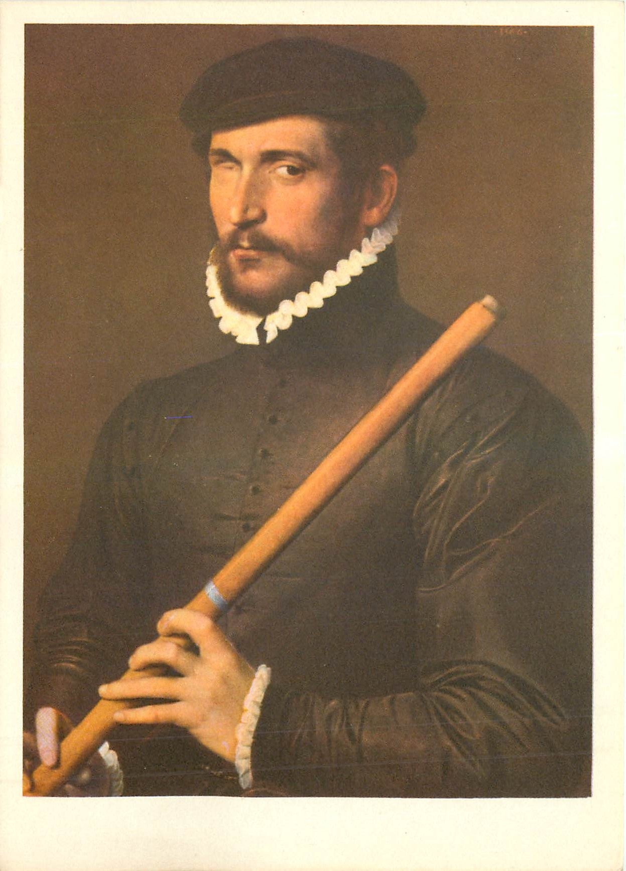 CPM Peinture Francaise Ecole Francaise Portrait d'un musicien 