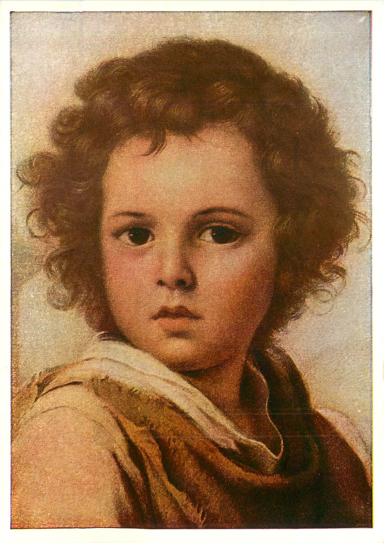 CPM Murillo Divino Pastore Detail Prado Madrid 