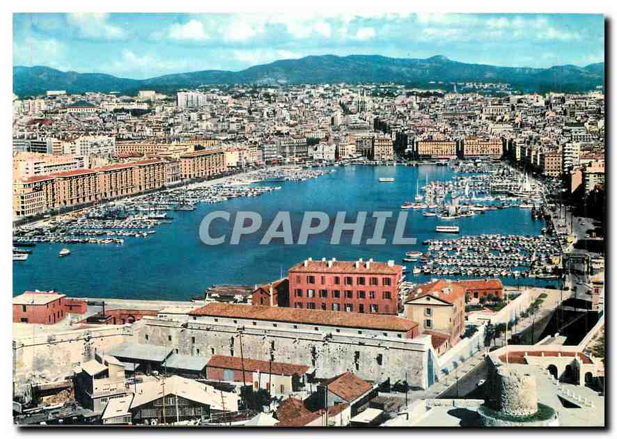 CPM Marseille Panorama sur le Port 