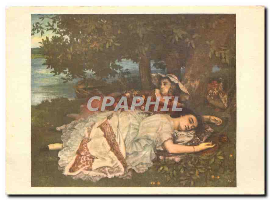CPM Gustave Courbet 1819 1877 Les demoiselles du bord de Seine Petit Palais 