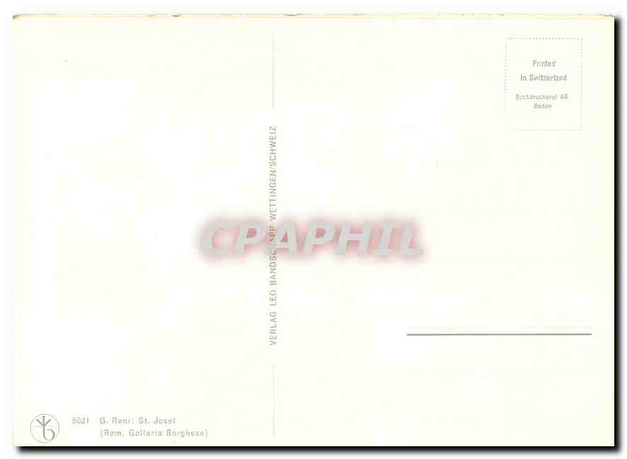 CPM G Planiz St Josef Rom Galleria Borghese  — Verso