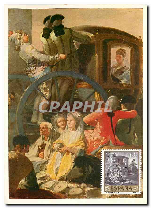 CPM Francisco Goya 1746 1828 Die Toplerwarenhandlerin 
