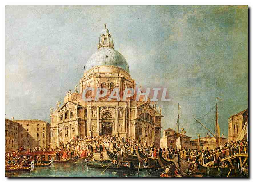 CPM Paris Musee du Louvre F Guardi 1712 1792 Le Doge se rend a la Salute 