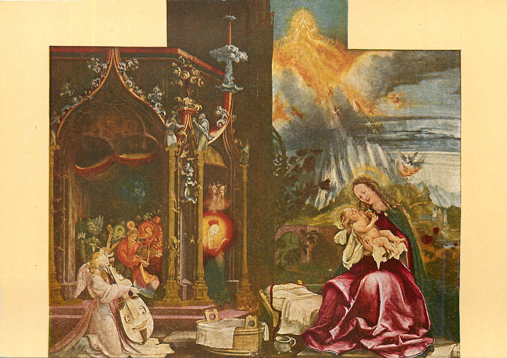 CPM Grunewald Mathis Nithari 1455 1528 Retable d'Isenheim 