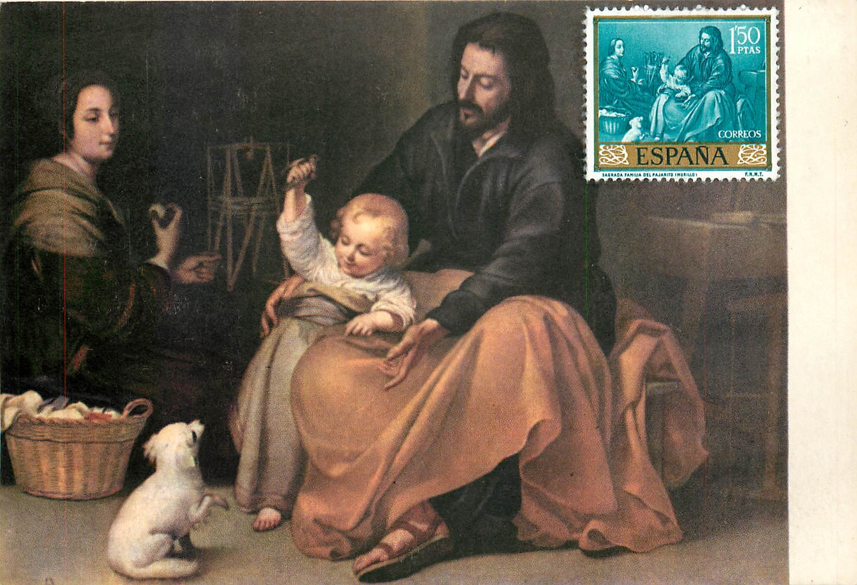 CPM Museo del Prado Murillo La Sagrada Familia del Pajarito 