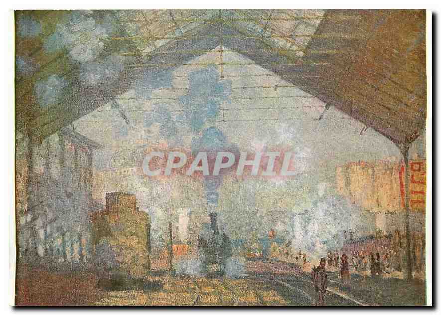 CPM Claude Monet 1840 1926 La Gare Saint Lazare 
