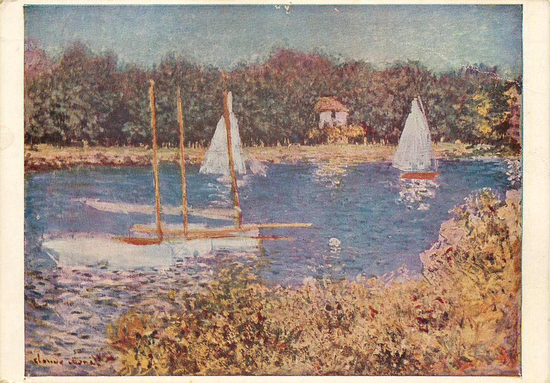 CPM Claude Monet 1840 1926 Bassin d'Argenteuil 