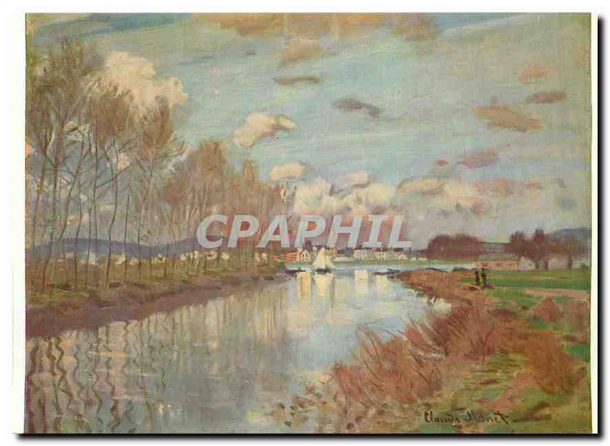 CPM Claude Monet 1840 1926 Voilier a Argenteuil 1875 