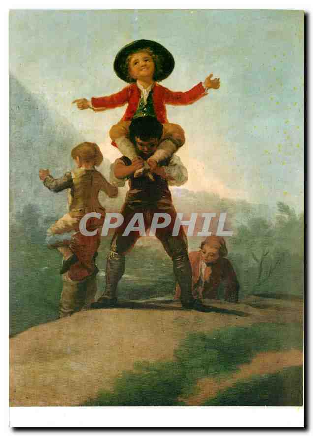 CPM Exposition Goya Paris Orangerie des Tuileries Francisco de Goya Le jeu des nains geants Madrid