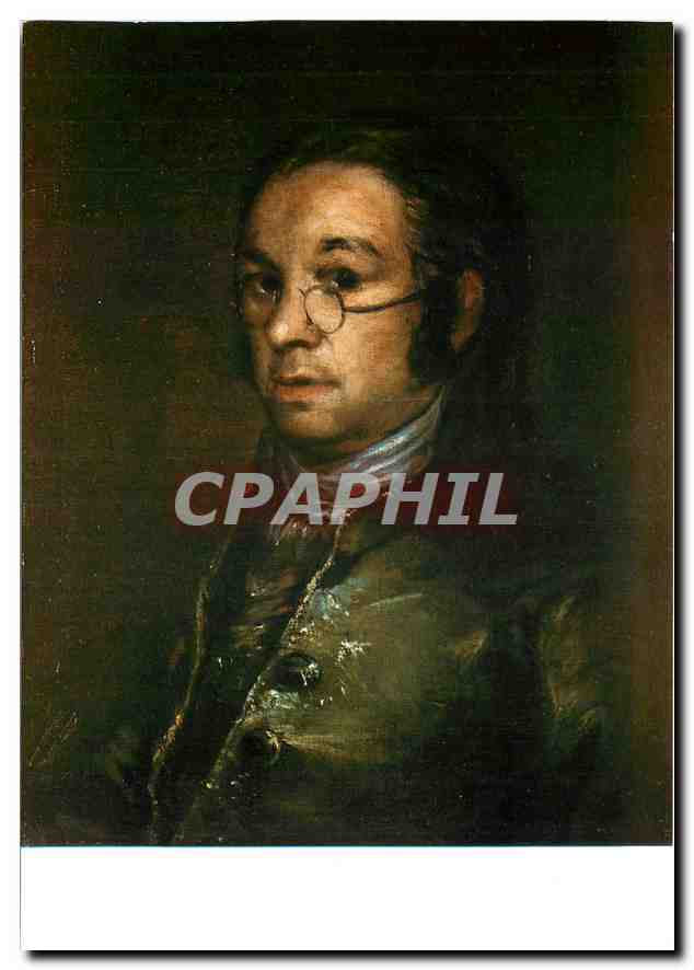 CPM Exposition Goya Paris Orangerie des Tuileries Autoportrait Castres Musee Goya