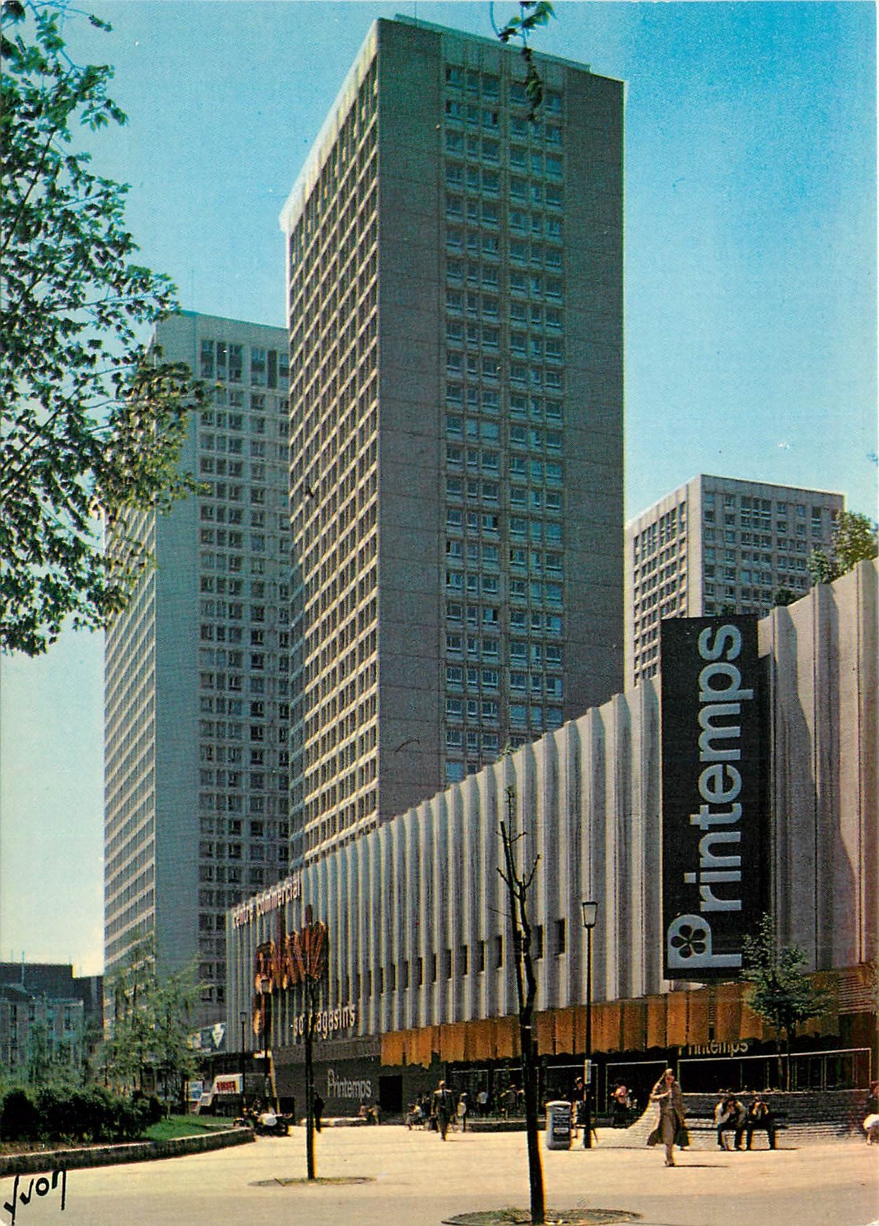 CPM Centre Commercial Galaxie Avenue d'Italie Printemps