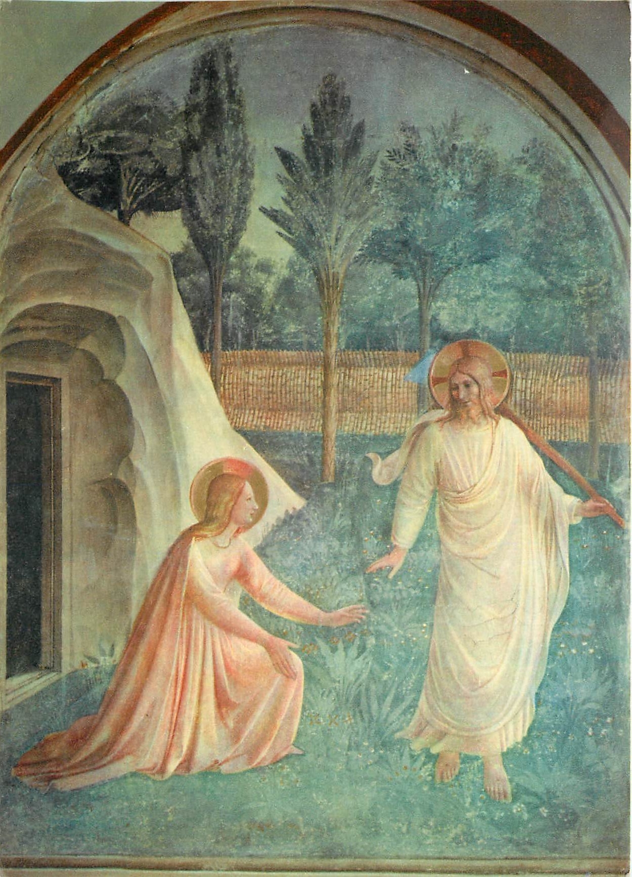 CPM Jesus appraissant a Marie Madeleine Fra Angelico Museo di San Marco Firenze 