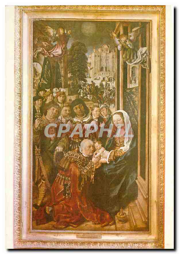 CPM Paris Musee du Louvre Ulrich Apt l'Ancien Adoration des Mages 
