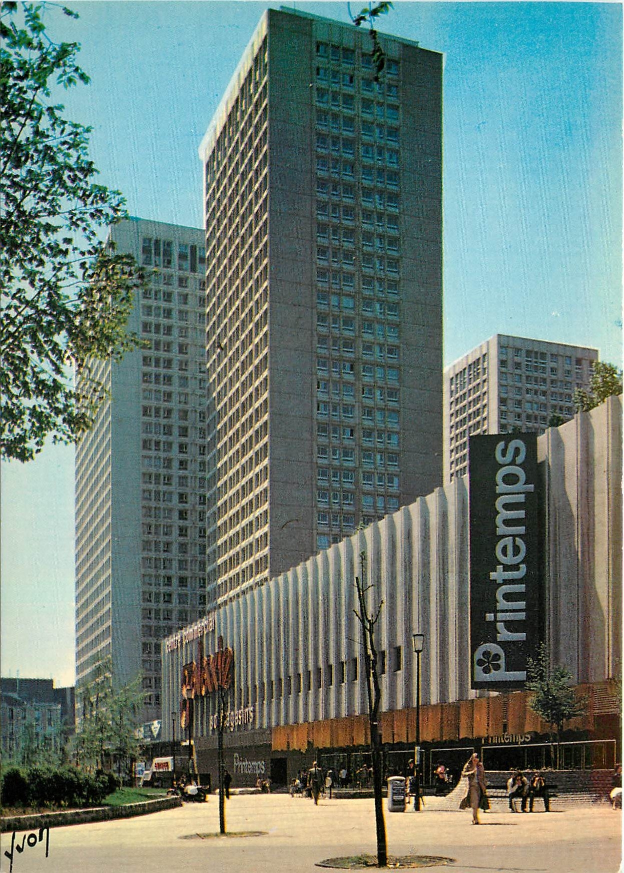 CPM Centre Commercial Galaxie Avenue d'Italie  Printemps Paris