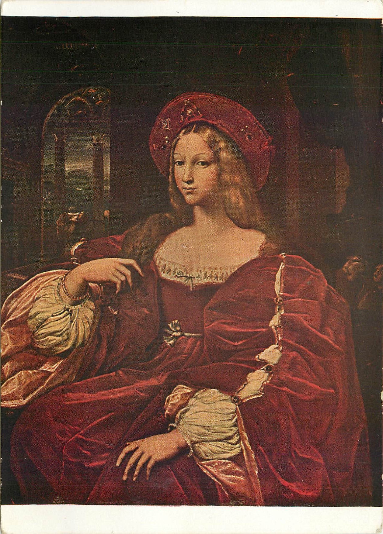 CPM Raphael Sanzio Portrait de Jeanne d'Aragon 