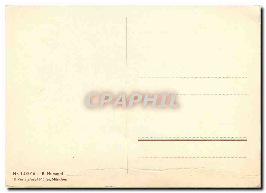 CPM B Hummel Verlag Josef Muller Munchen  — Back